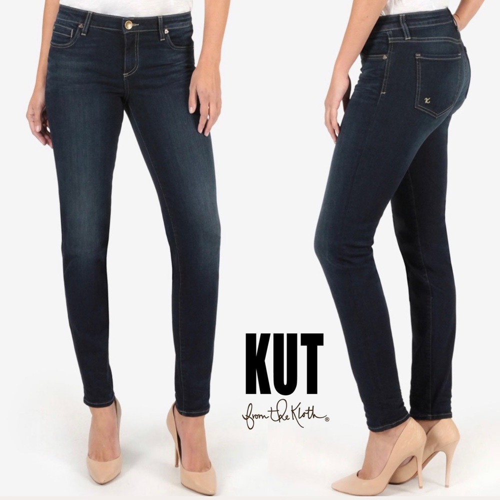 Kut from the Kloth Womens Relaxed Fit Skinny Jeans